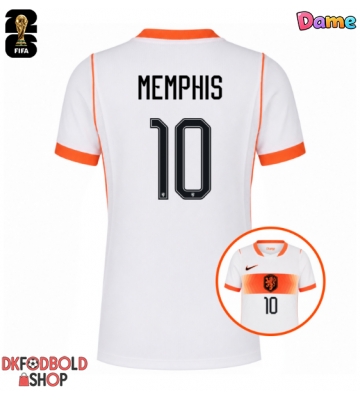 Holland Memphis Depay #10 Udebanetrøje Dame VM 2026 Kort ærmer